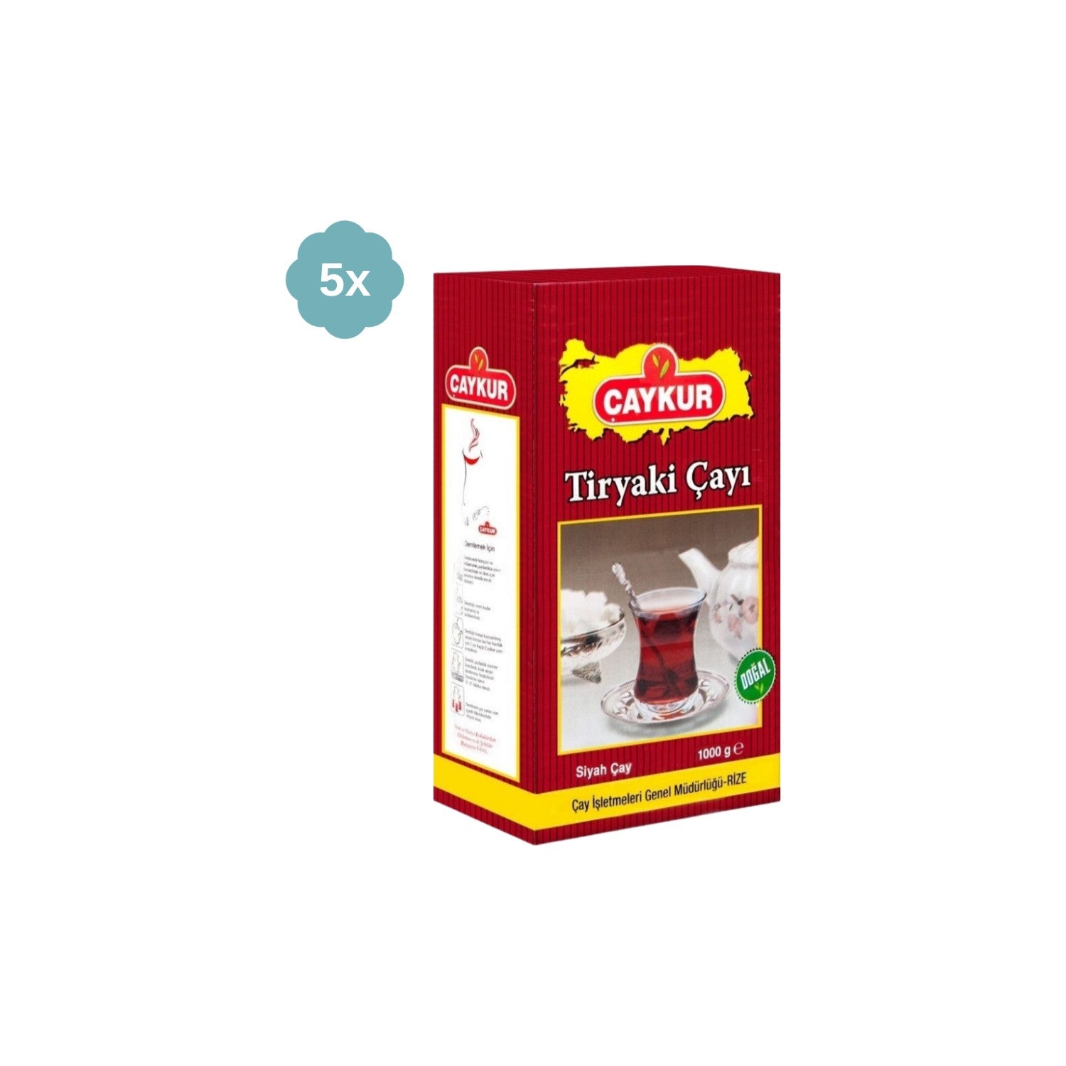 Caykur Tiryaki 1000 g x 5 pieces. - MALLTURK