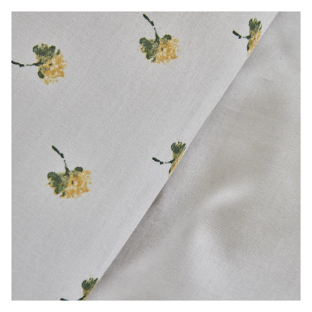 Karaca Home Herbal %100 Cotton Double Duvet Cover and Pique Set White - MALLTURK