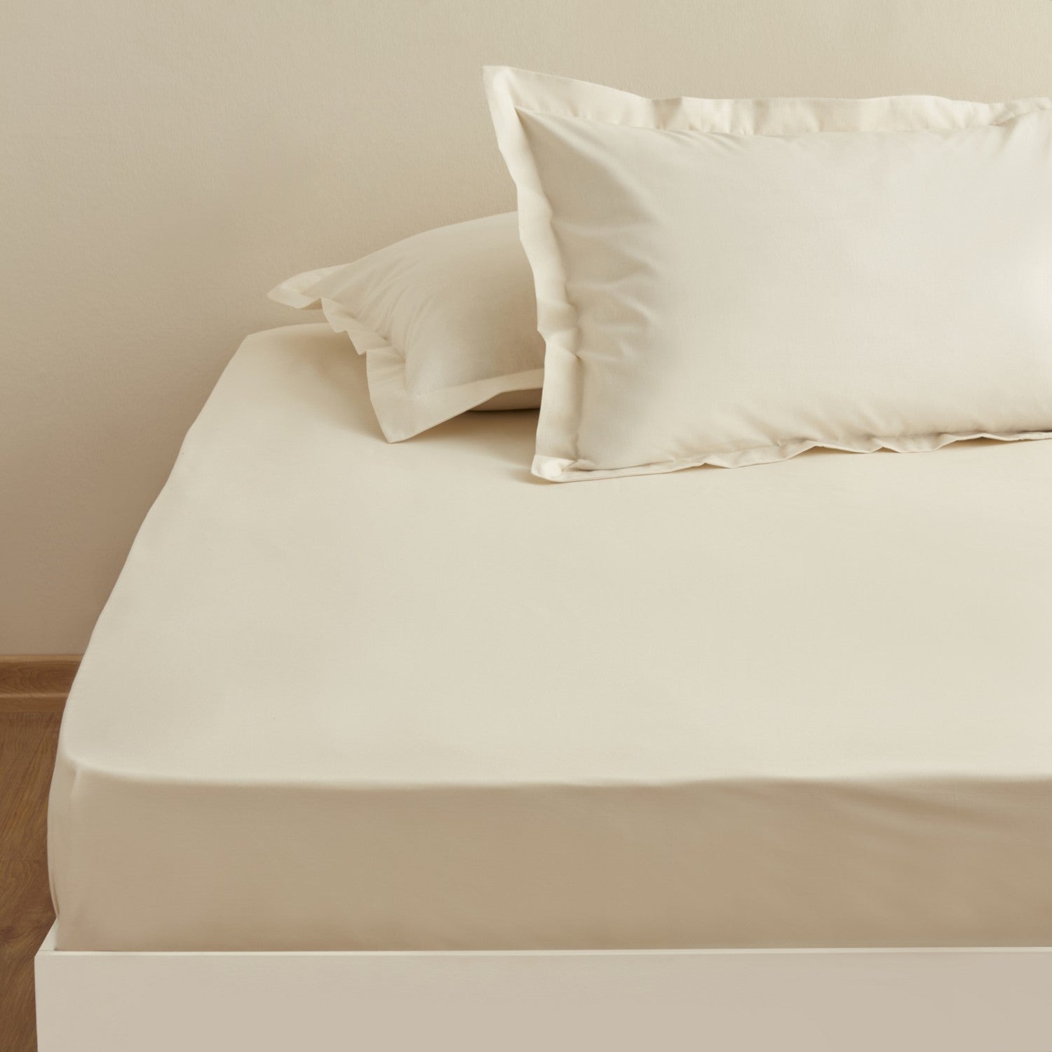 Karaca Home Fitted Sheet, Single Size, Ecru - MALLTURK