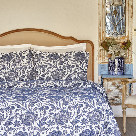 Karaca Home Selene Double Bedspread Blue - MALLTURK