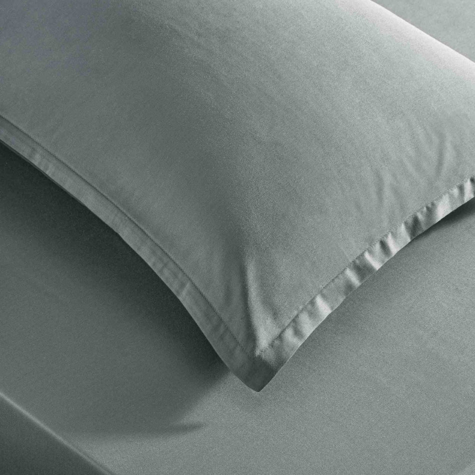 Tac color dreams saten Double Bed Sheet Set Anthracite - MALLTURK