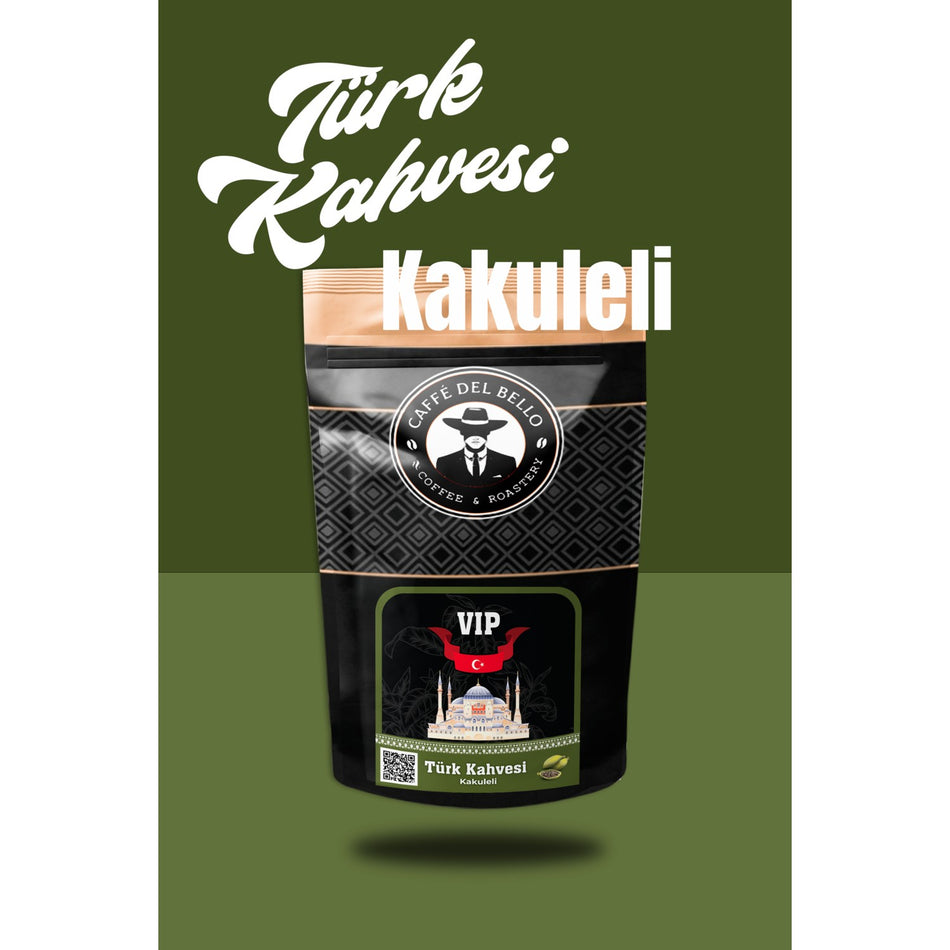 Caffe Del Bello Cardamom-infused ViP Turkish Coffee 250 gr - MALLTURK