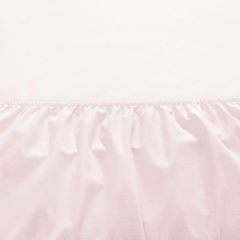 Tac ranforce Fitted Double Bed Sheet Set Powder Pink - MALLTURK