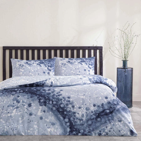 Tac Rex Ranforce Single Duvet Cover Set Navy Blue - MALLTURK