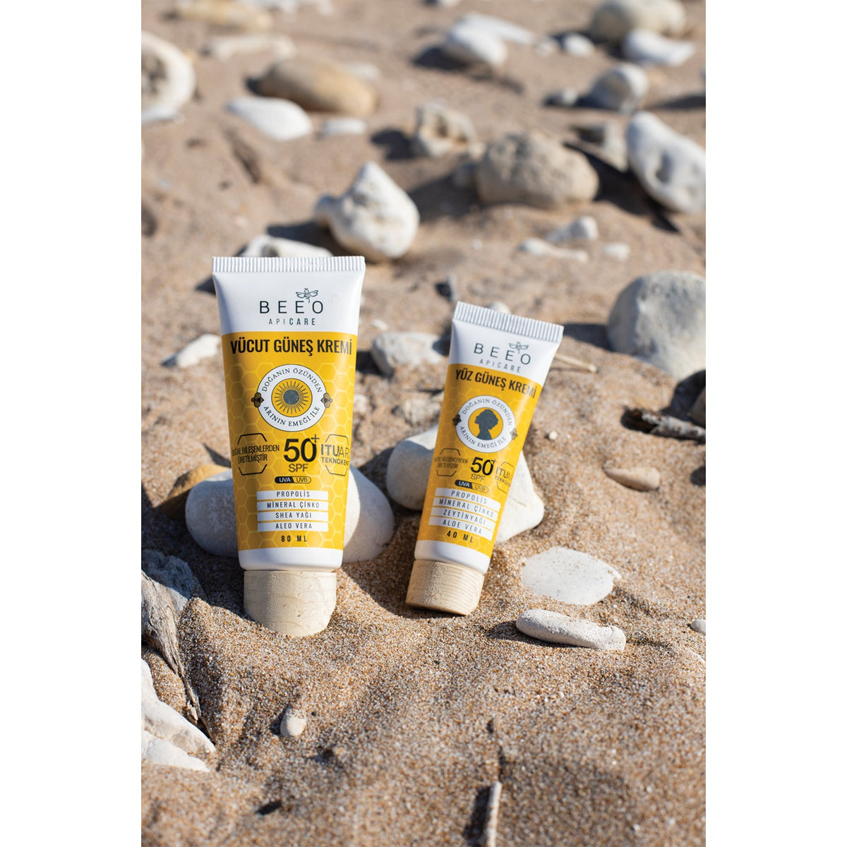 BEE'O With Propolis Mineral With Zinc Organic Face Sunscreen 40 ml - MALLTURK