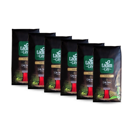 Tadim tea Gold 6 pieces 1000 g (HAKIKI RIZE tea, pack black tea) - MALLTURK