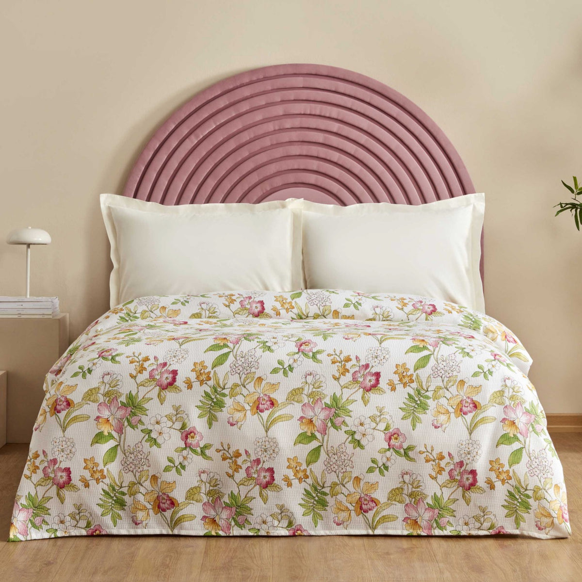 Karaca Home Sorin 100% Cotton Double Bedspread Multicolor - MALLTURK