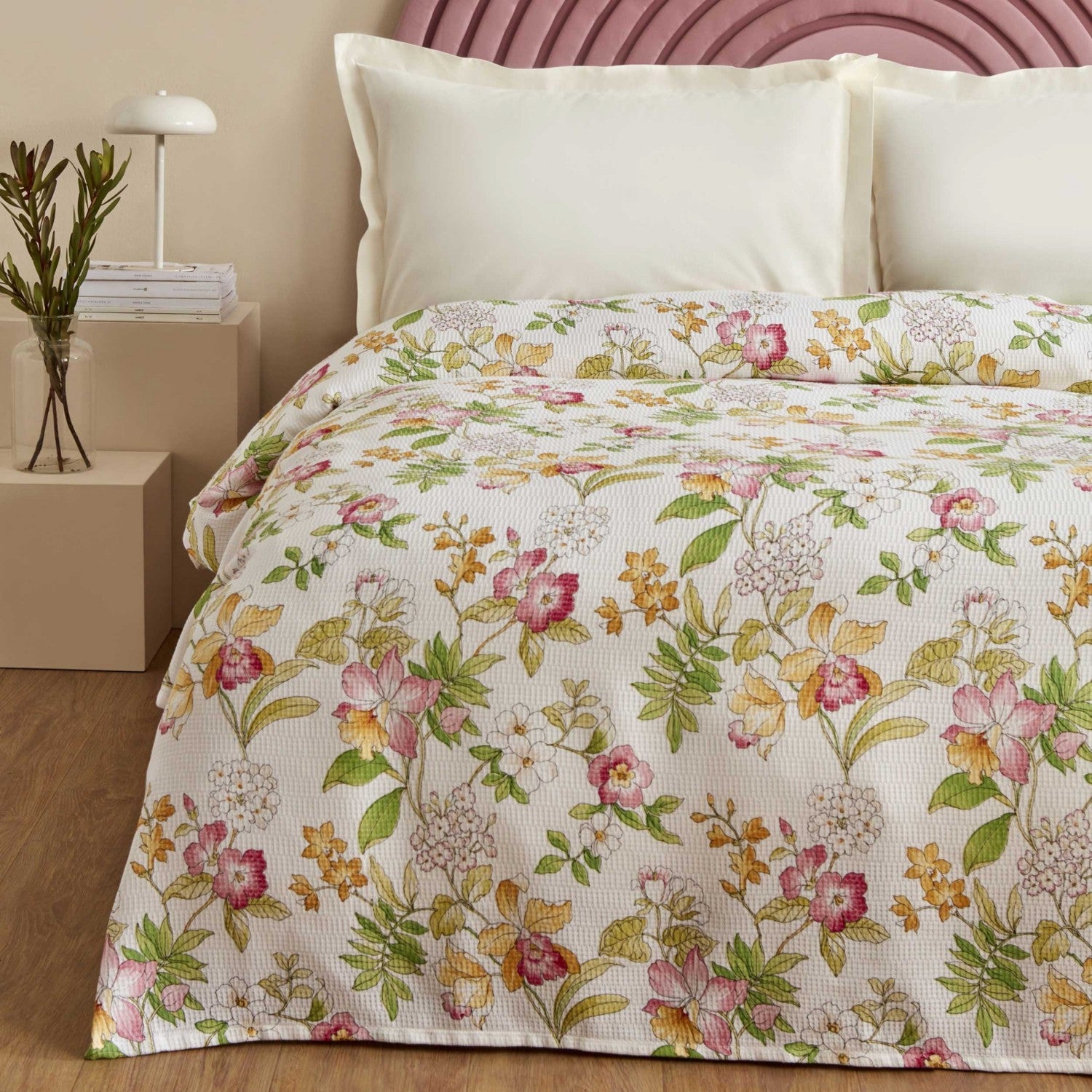 Karaca Home Sorin 100% Cotton Double Bedspread Multicolor - MALLTURK