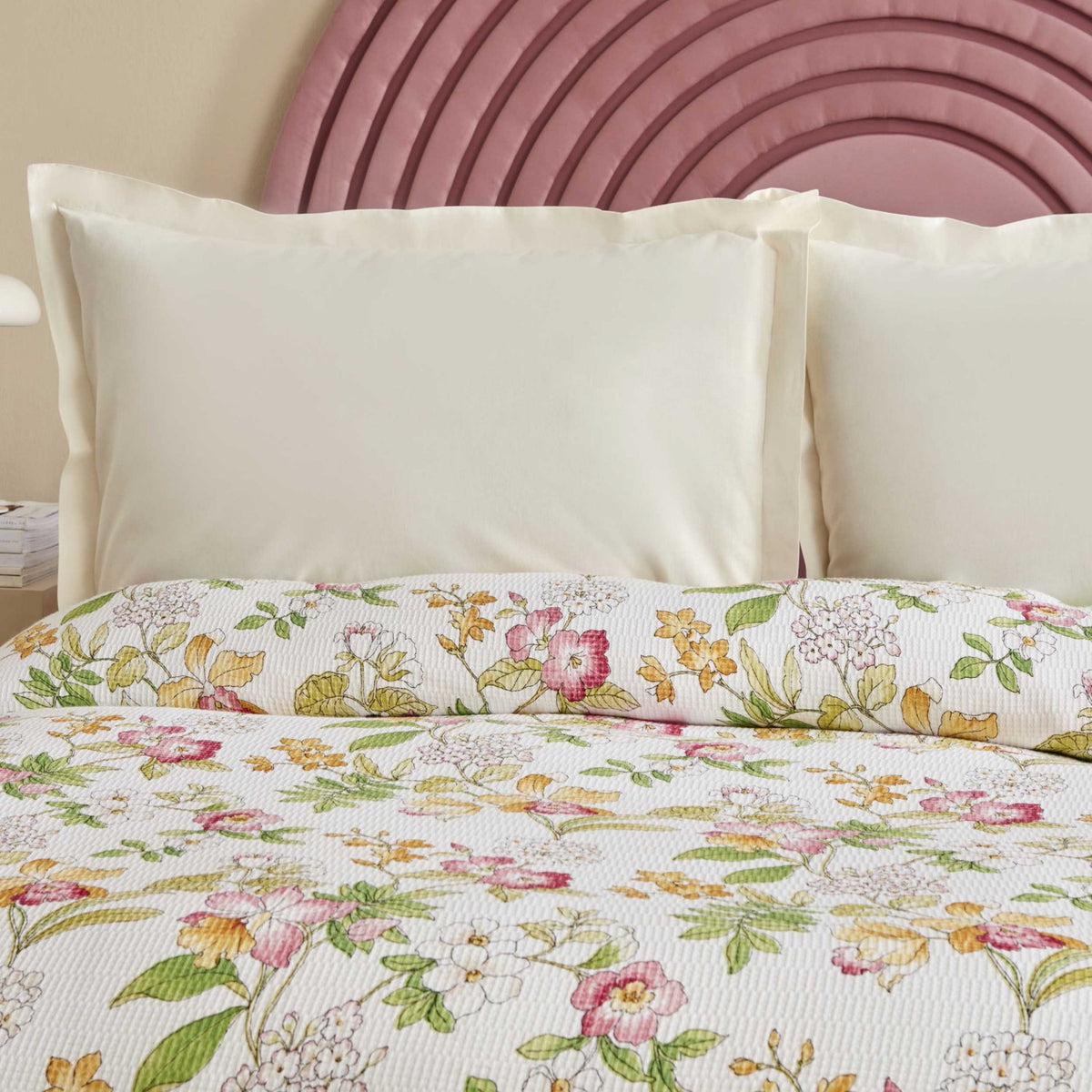 Karaca Home Sorin 100% Cotton Double Bedspread Multicolor - MALLTURK