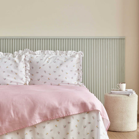 Karaca Home Lidya Cotton Single Pike Set Powder Pink - MALLTURK