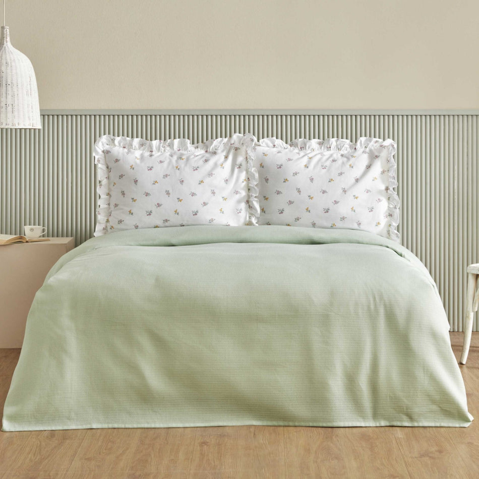 Karaca Home Lidya Cotton Single Pique Set Green - MALLTURK