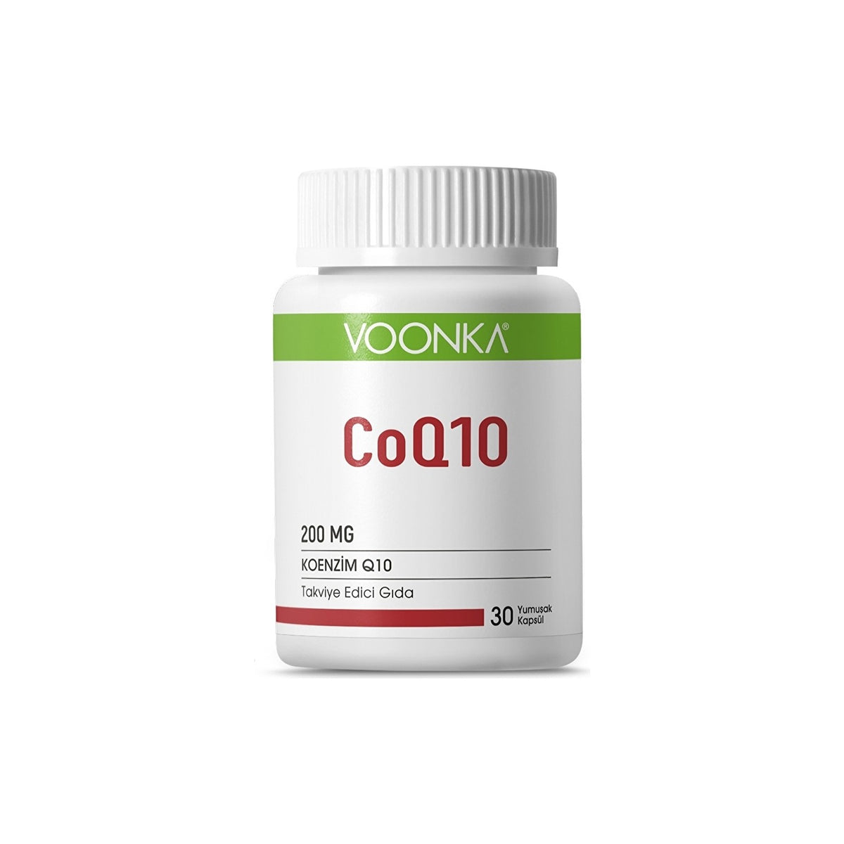 Voonka 30 Capsules COQ10 200 mg E Vitamin with Added Coenzyme Q10 - MALLTURK