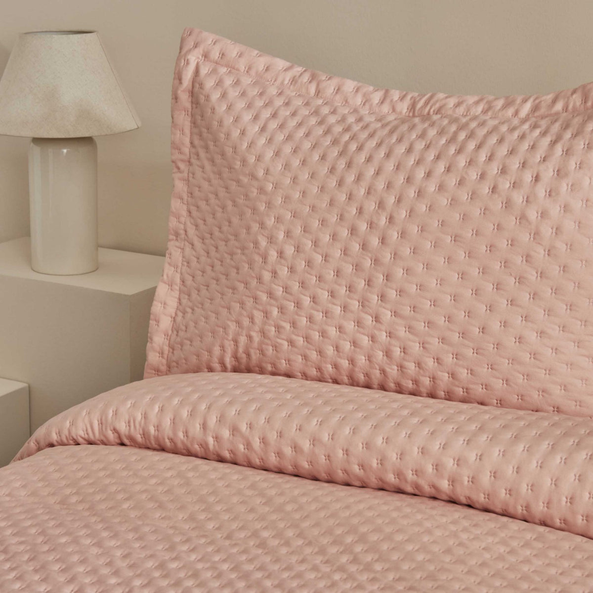 Karaca Home Breeze Soft Double Bedspread Set Salmon - MALLTURK