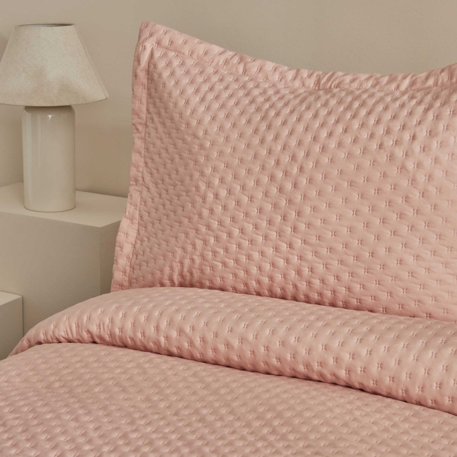 Karaca Home Breeze Soft Double Bedspread Set Salmon - MALLTURK