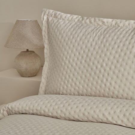 Karaca Home Breeze Soft Double Bedspread Set, Ecru - MALLTURK