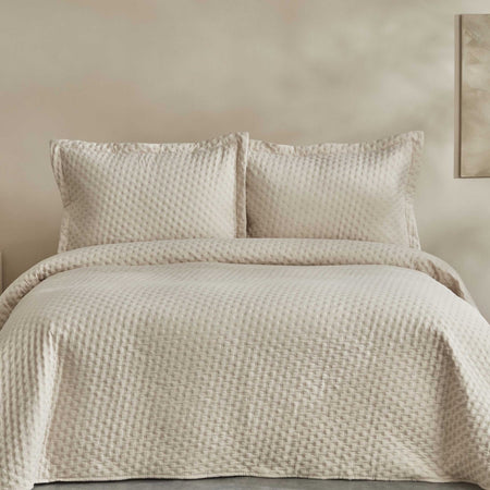 Karaca Home Breeze Soft Single Bedspread, Ecru - MALLTURK