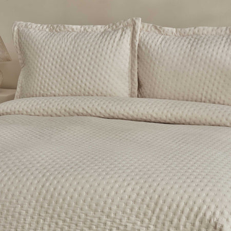 Karaca Home Breeze Soft Single Bedspread, Ecru - MALLTURK