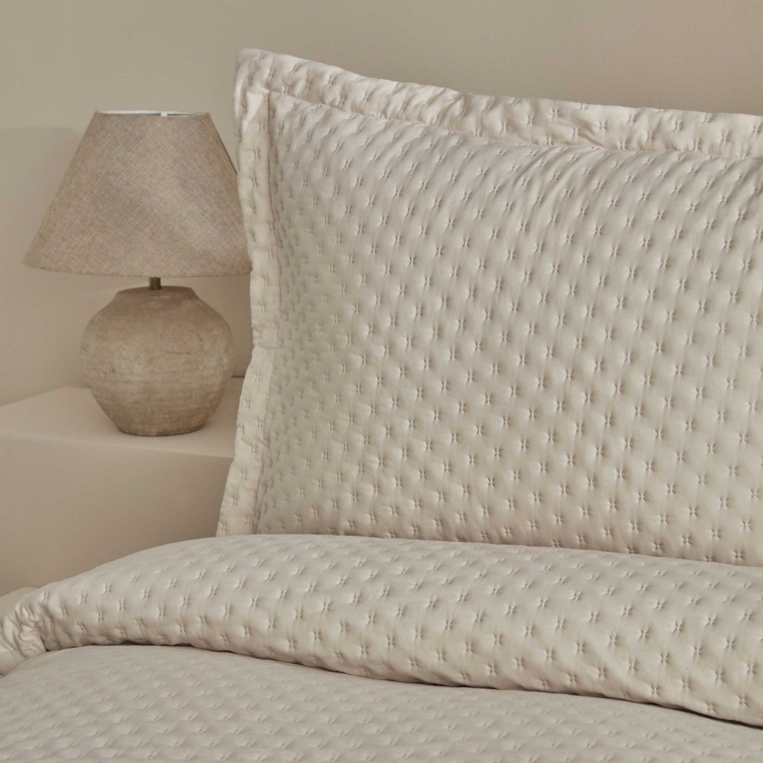 Karaca Home Breeze Soft Single Bedspread, Ecru - MALLTURK