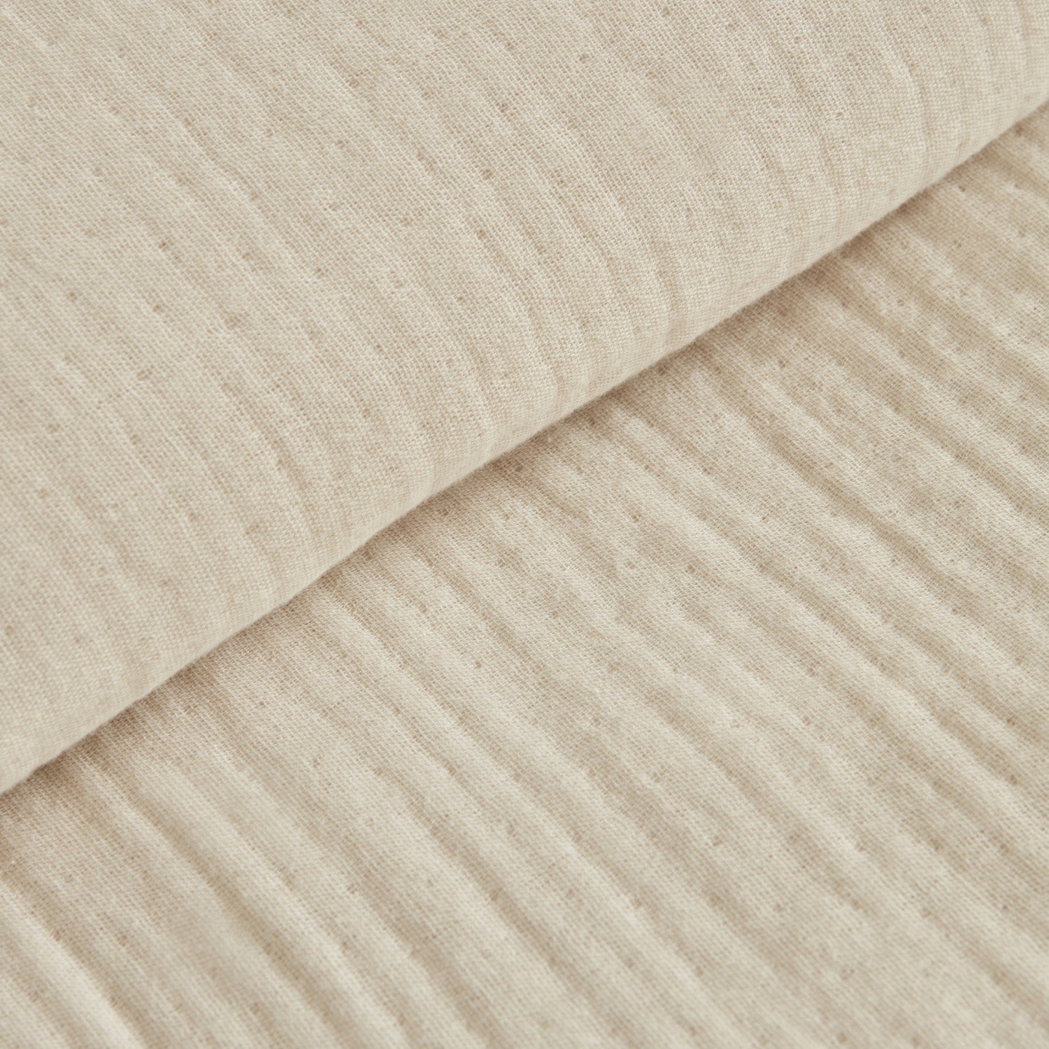 Karaca Home Minel Double Pique Bedspread Set Beige - MALLTURK