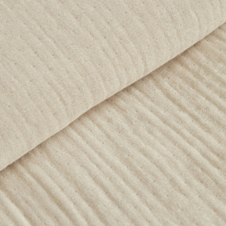 Karaca Home Minel Double Pique Bedspread Set Beige - MALLTURK