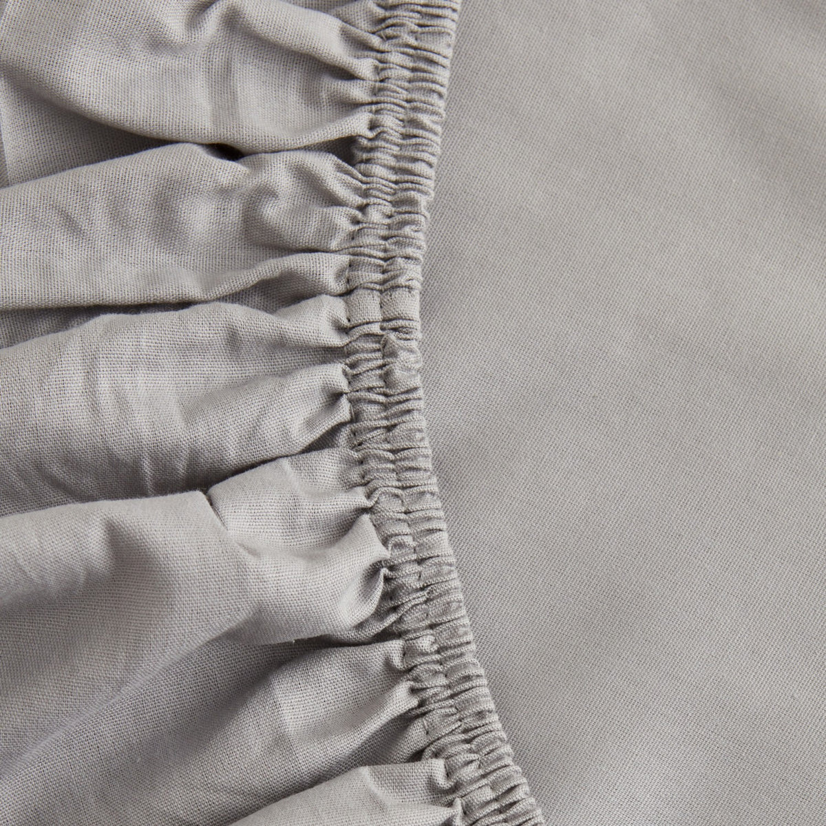 Karaca Home Fitted Sheet, Single Size, Light Grey - MALLTURK