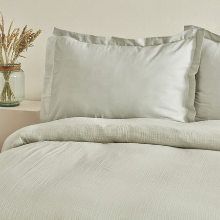 Karaca Home Minel Double Pique Bedspread Set, Sage - MALLTURK