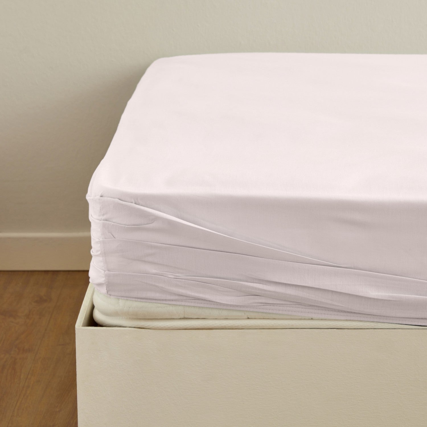 Karaca Home 100% Cotton Fitted Sheet, Double Size, Lilac - MALLTURK