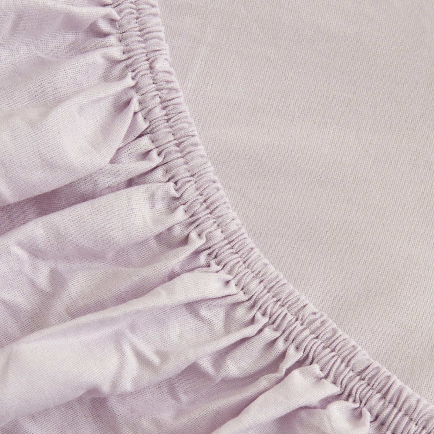 Karaca Home 100% Cotton Fitted Sheet, Double Size, Lilac - MALLTURK