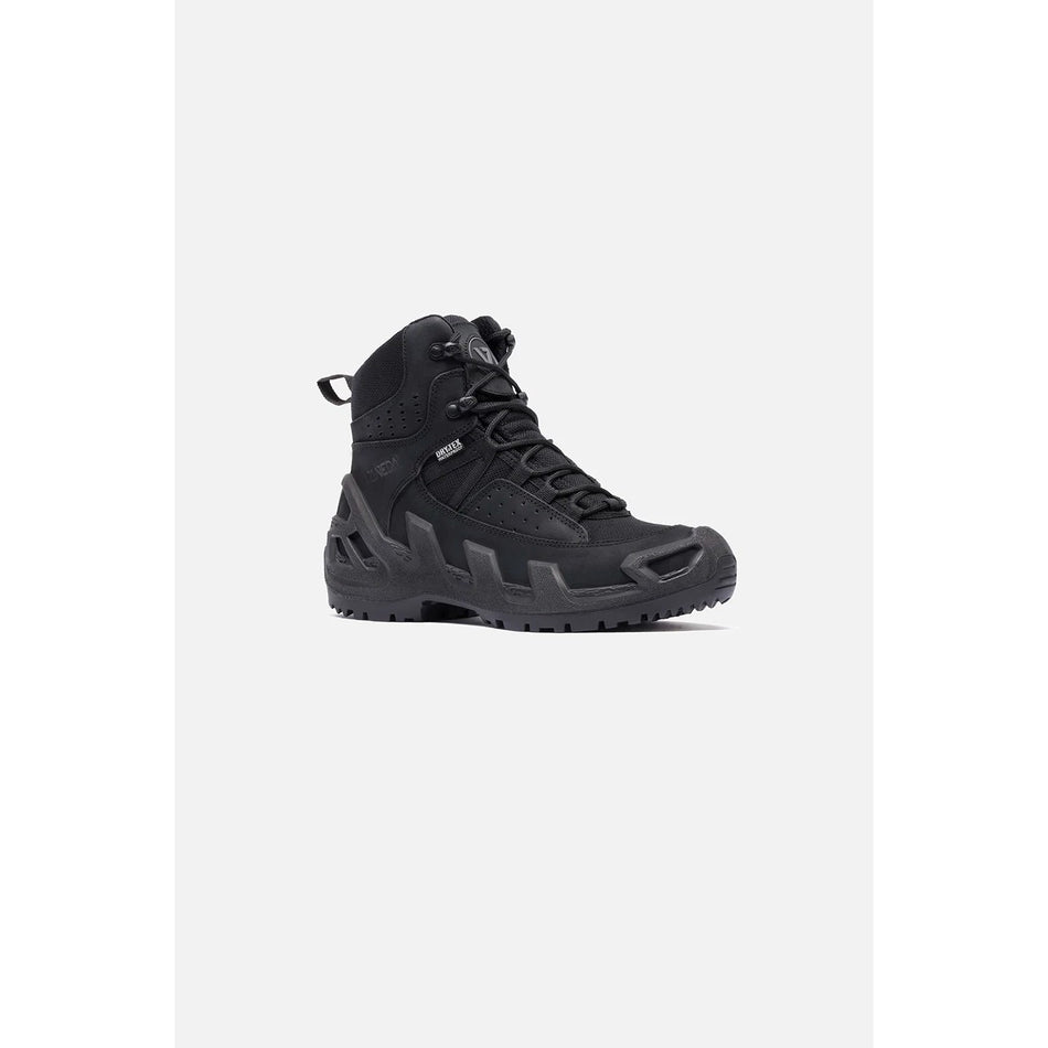 Vaneda 1192 V-Clutch Pro Mid On Duty Black Nubuck Boot - MALLTURK