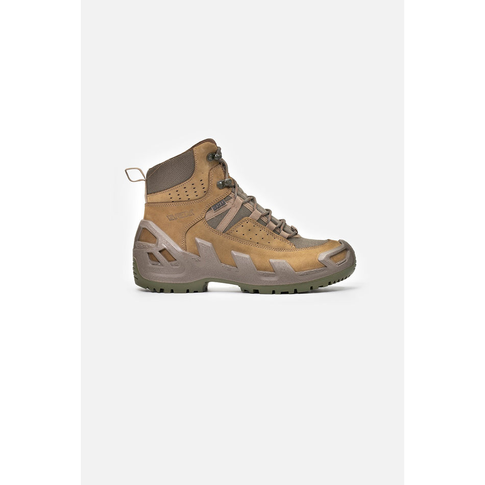 Vaneda 1192 V-Clutch Pro Mid On Duty Khaki Nubuck Boots - MALLTURK