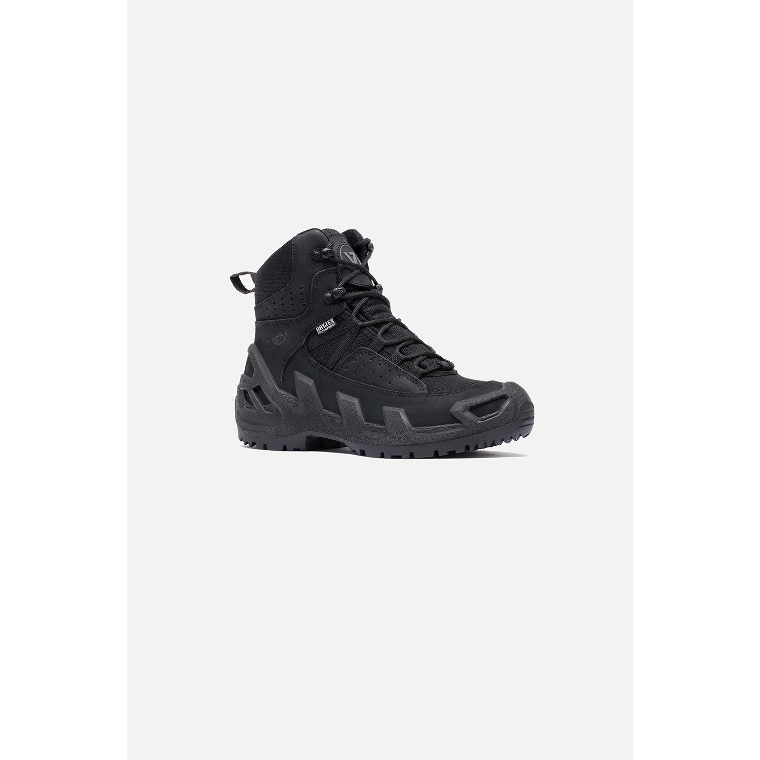 Vaneda 1192 V-Clutch Pro Mid On Duty Black Nubuck Boot - MALLTURK