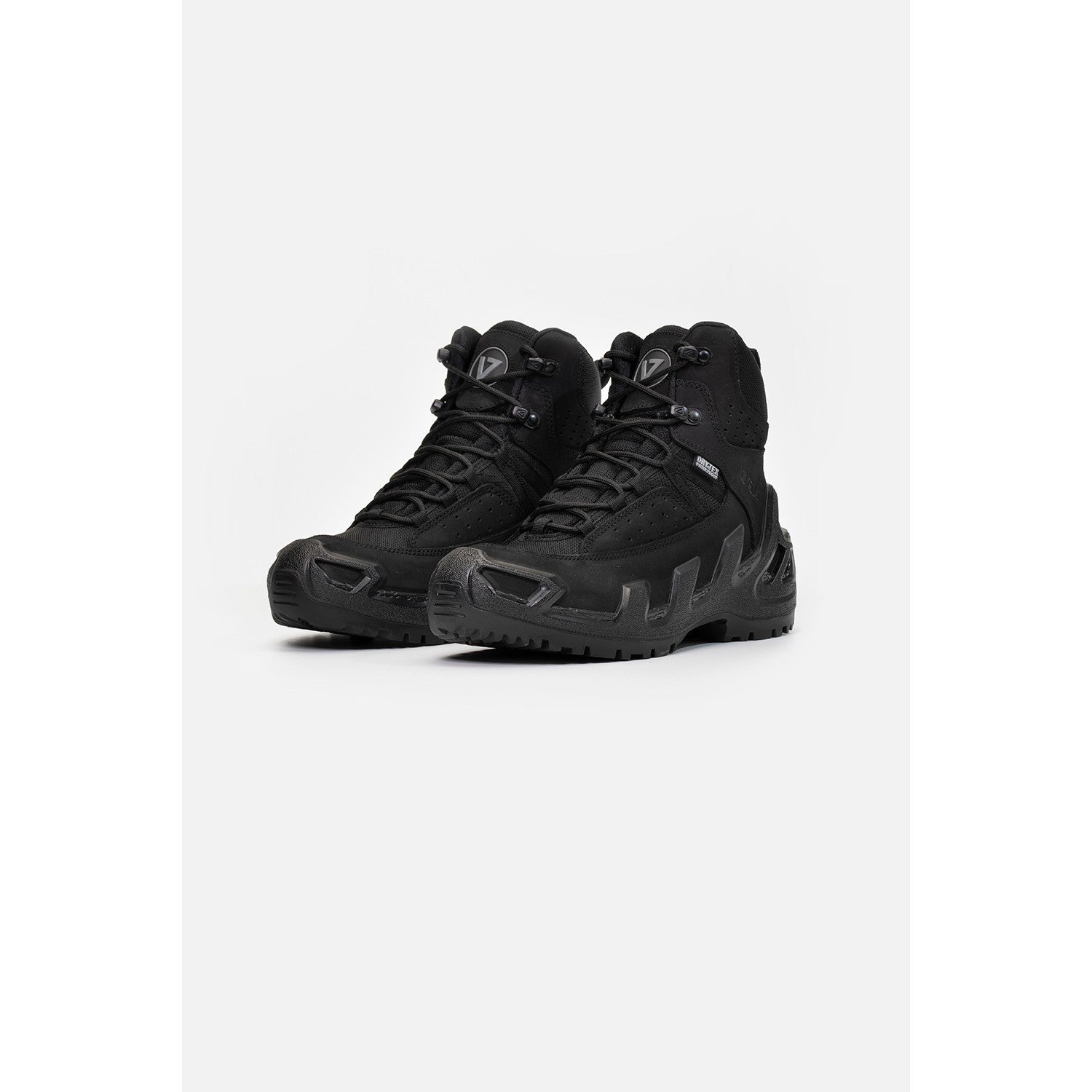 Vaneda 1192 V-Clutch Pro Mid On Duty Black Nubuck Boot - MALLTURK