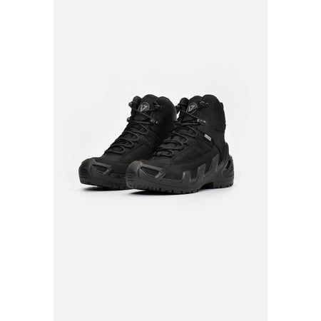 Vaneda 1192 V-Clutch Pro Mid On Duty Black Nubuck Boot - MALLTURK