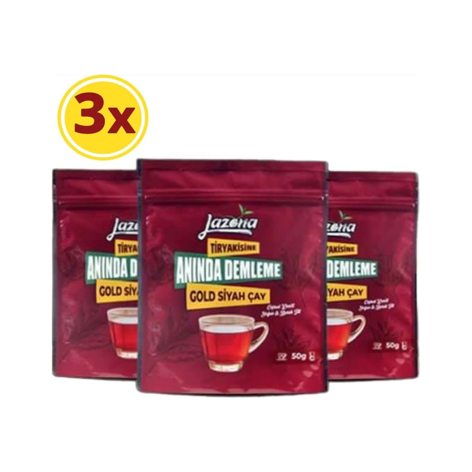 Lazona Aninda Demleme tea Tiryakisine Klasik Gold black tea 25-pack Tek Dem x 3'lu pack - MALLTURK