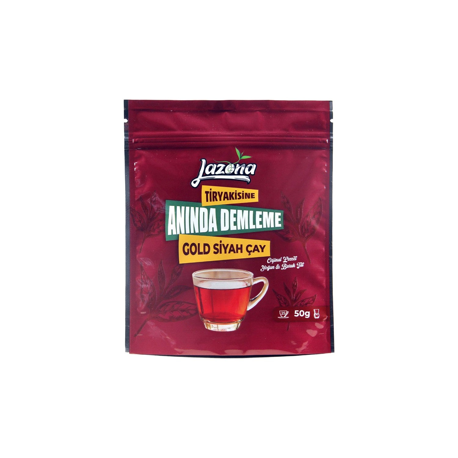 Lazona Aninda Demleme tea Tiryakisine Klasik Gold black tea 25-pack Tek Dem x 3'lu pack - MALLTURK