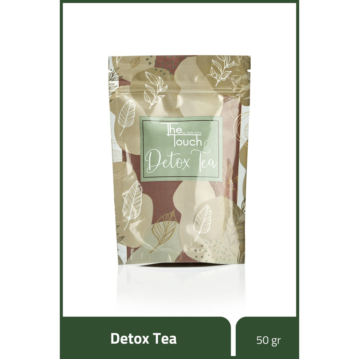 The Touch By Seda gold Detox tea 50 g green tea flavored natural additive-free Turkiye Harmani - MALLTURK