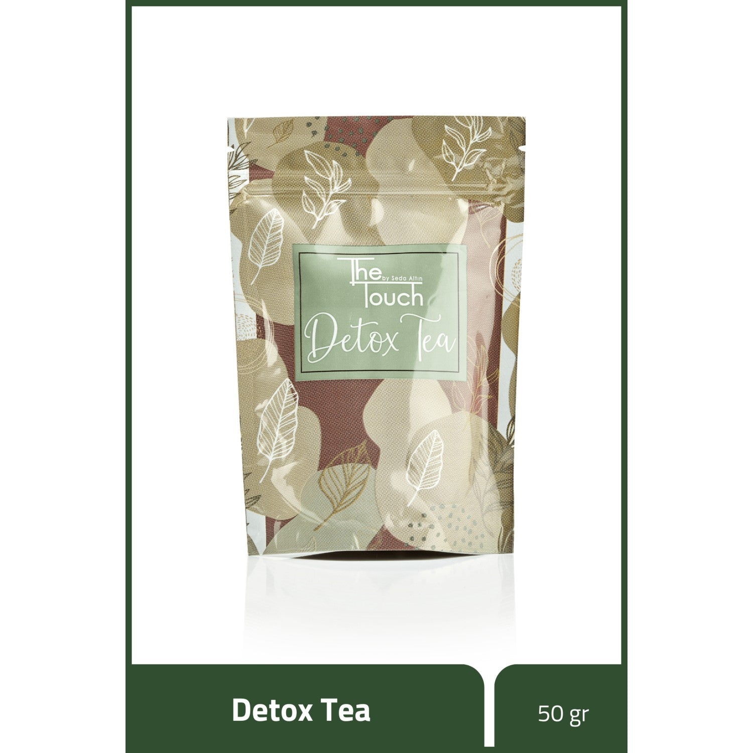 The Touch By Seda gold Detox tea 50 g green tea flavored natural additive-free Turkiye Harmani - MALLTURK