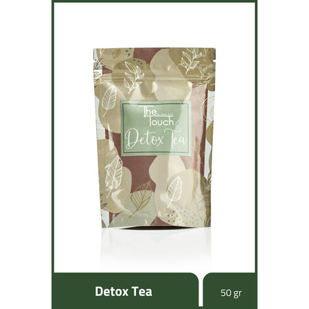 The Touch By Seda gold Detox tea 50 g green tea flavored natural additive-free Turkiye Harmani - MALLTURK