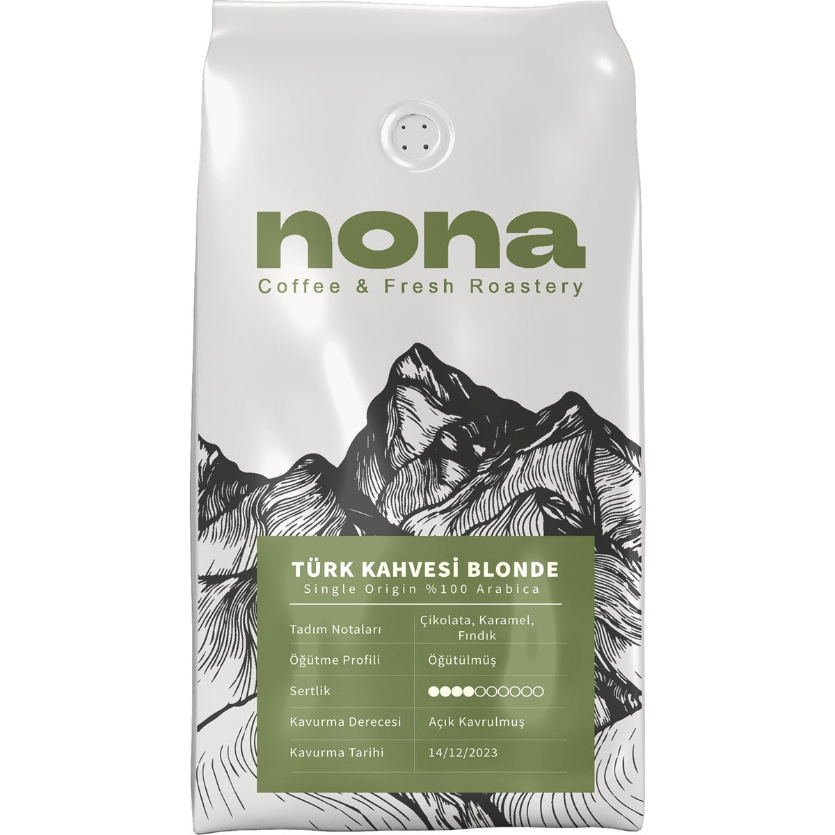 Nona Coffee Turkish Coffee Blonde 1 kg Ground - MALLTURK