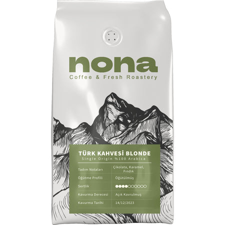 Nona Coffee Turkish Coffee Blonde 1 kg Ground - MALLTURK