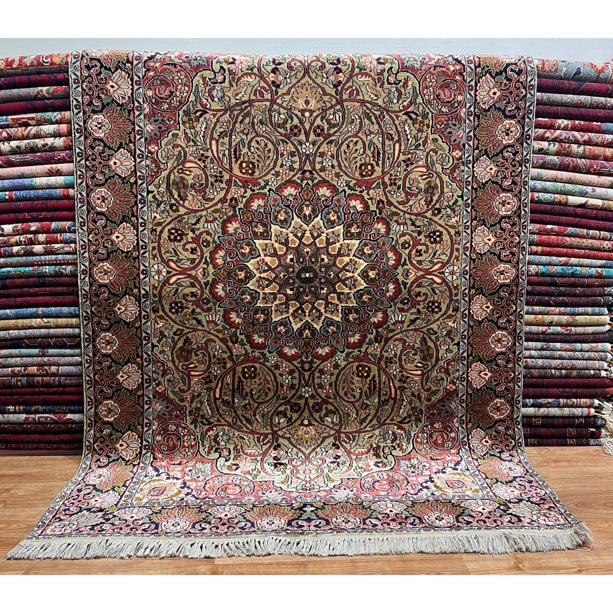 Turkmen Rug Cashmere Silk Rug 120 x 187 cm - MALLTURK