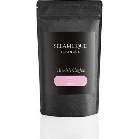Selamlique istanbul Selamlique Rose Turkish Coffee 125g Kraft Bag Flavored Delicious Coffee - MALLTURK
