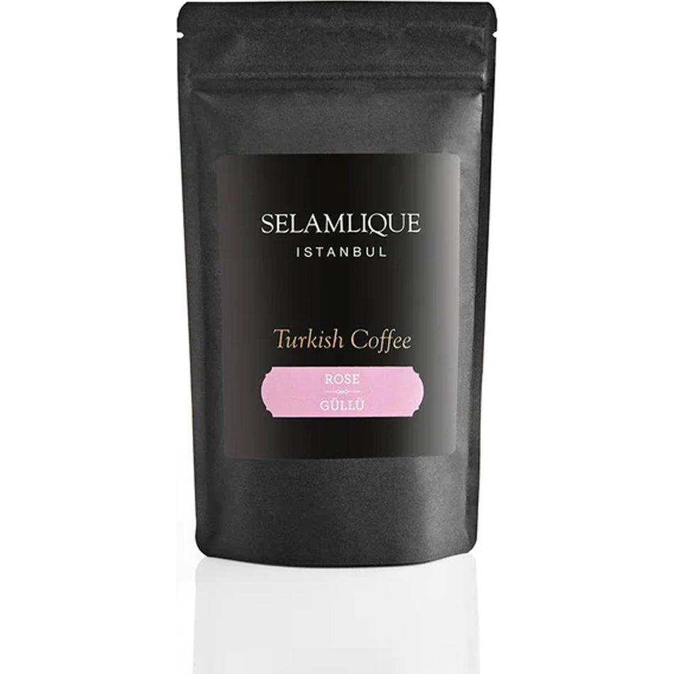 Selamlique istanbul Selamlique Rose Turkish Coffee 125g Kraft Bag Flavored Delicious Coffee - MALLTURK