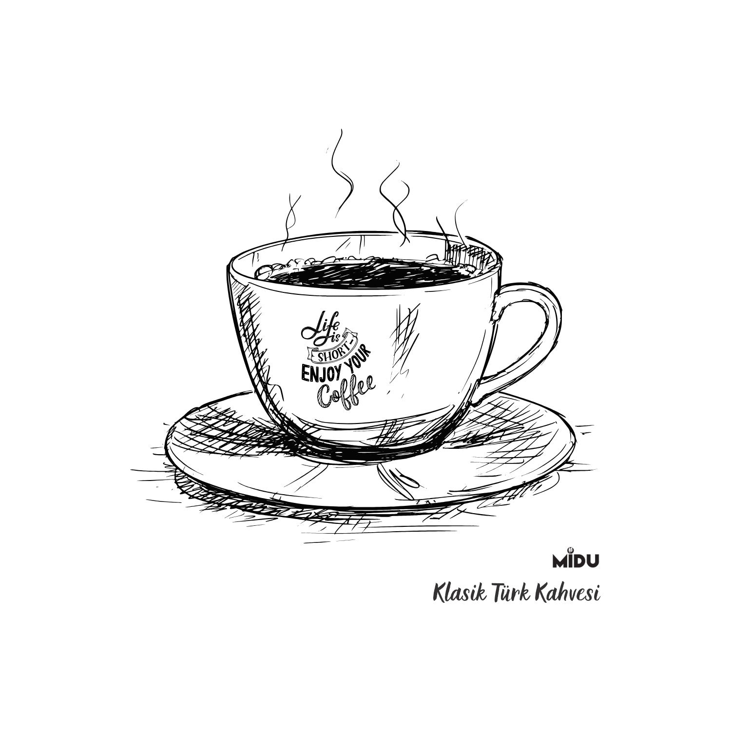 Midu Classic Turkish Coffee 250 g - MALLTURK