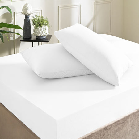 Tac color dreams ranforce Single Bed Sheet Set White - MALLTURK