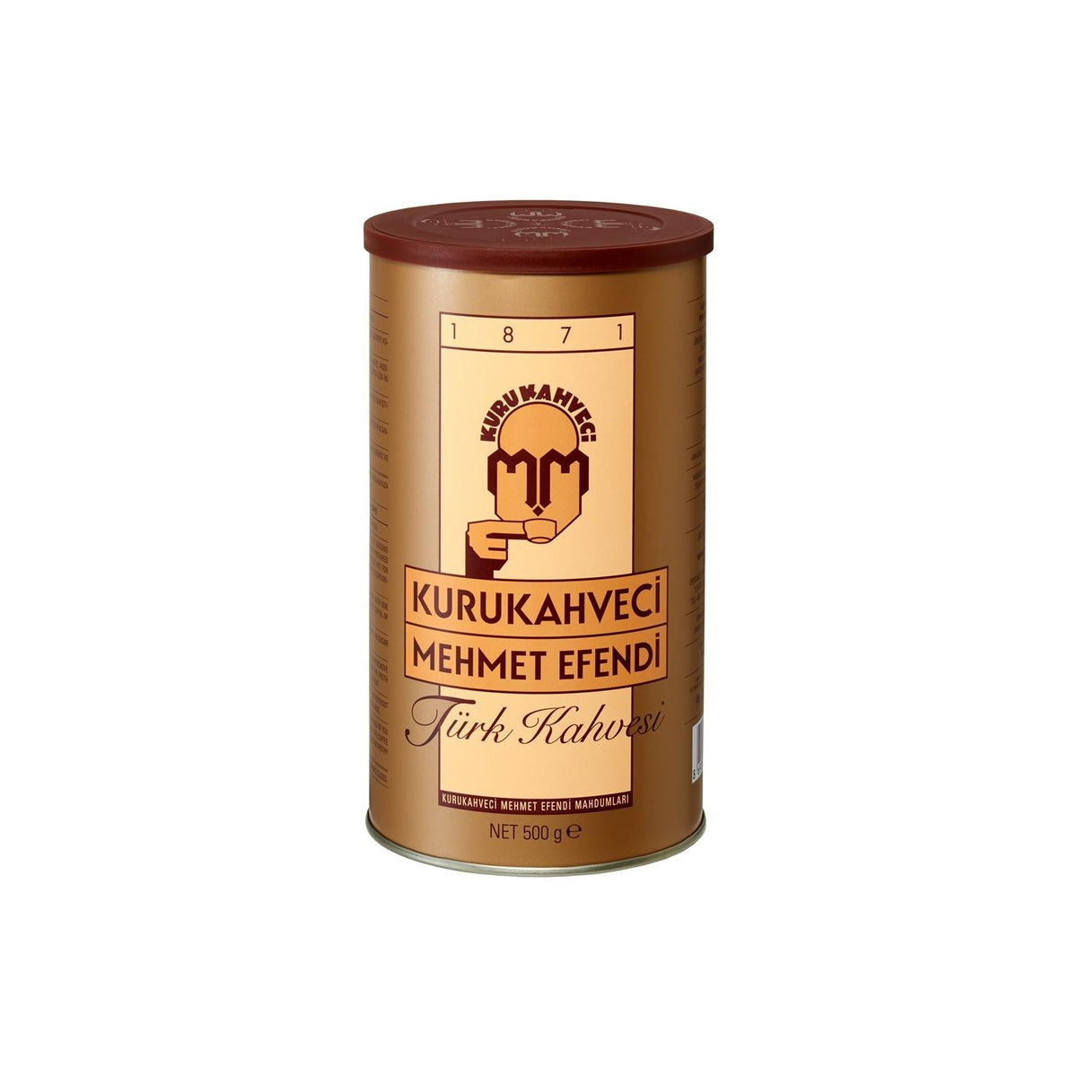 Kurukahveci Mehmet Efendi - Mehmet Efendi Coffee 500 gr Tin Can - MALLTURK