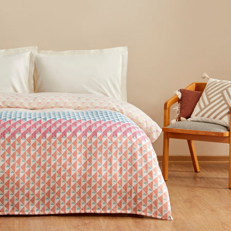 Karaca Home Dace Single Multicolor Quilted Bedspread, 100% Cotton, Patterned, 1-Piece Set - MALLTURK