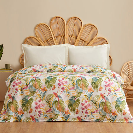Karaca Home Alva 100% Cotton Double Single Quilted Blanket Green PP - MALLTURK