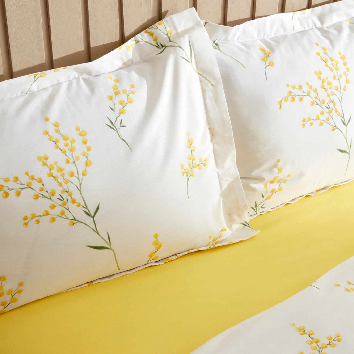 Karaca Home Loretta 100% Cotton Single Duvet Cover Set Yellow - MALLTURK