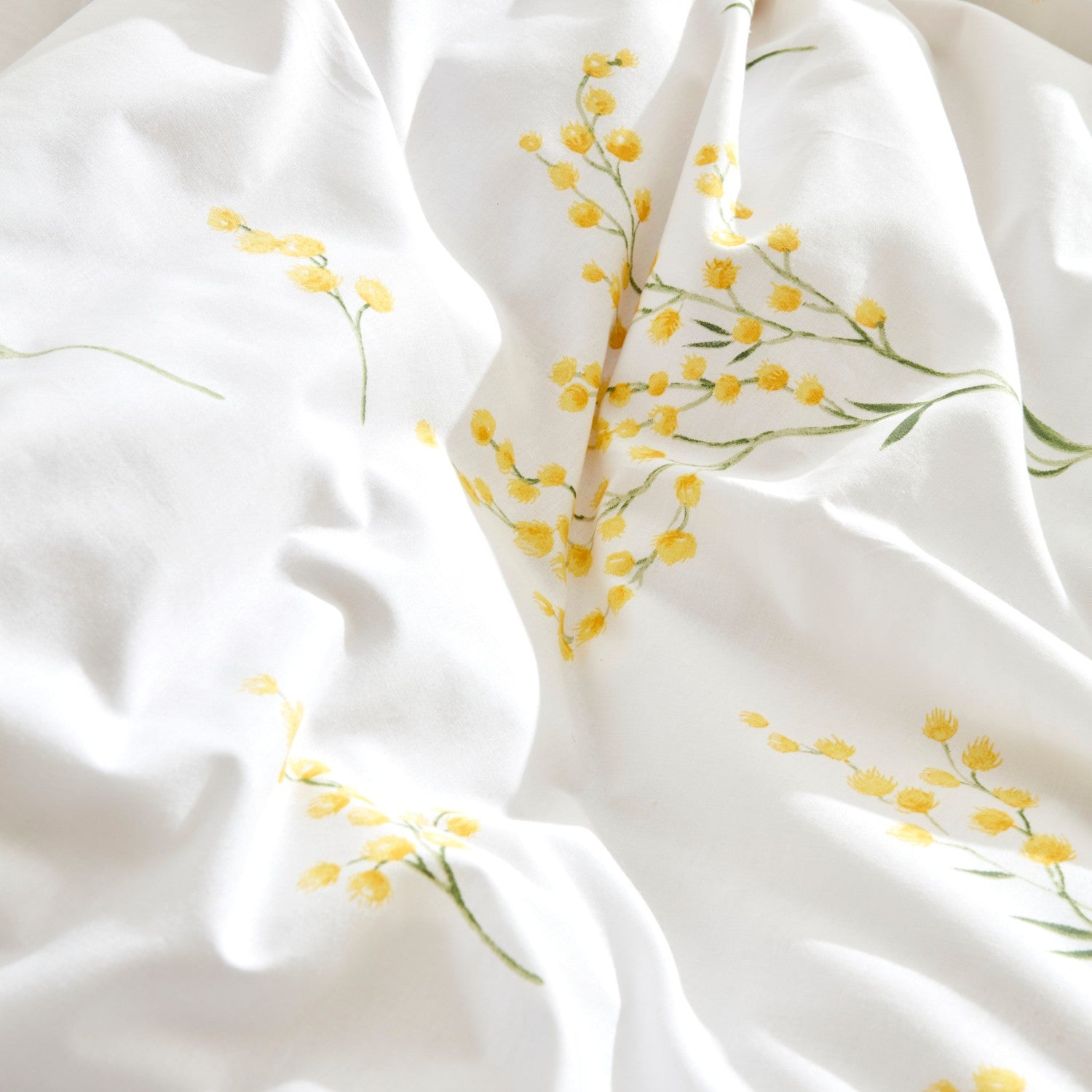 Karaca Home Loretta 100% Cotton Single Duvet Cover Set Yellow - MALLTURK